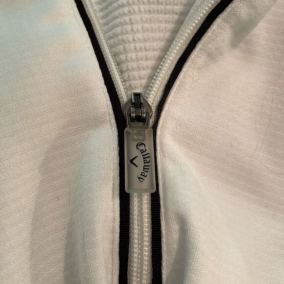Callaway White Golf Weather Series Pullover 1/2 Zip Top Mens Size 2XL? - Picture 12 of 12